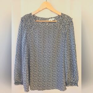 MAX Studio Top, Size Medium, Ivory and Black